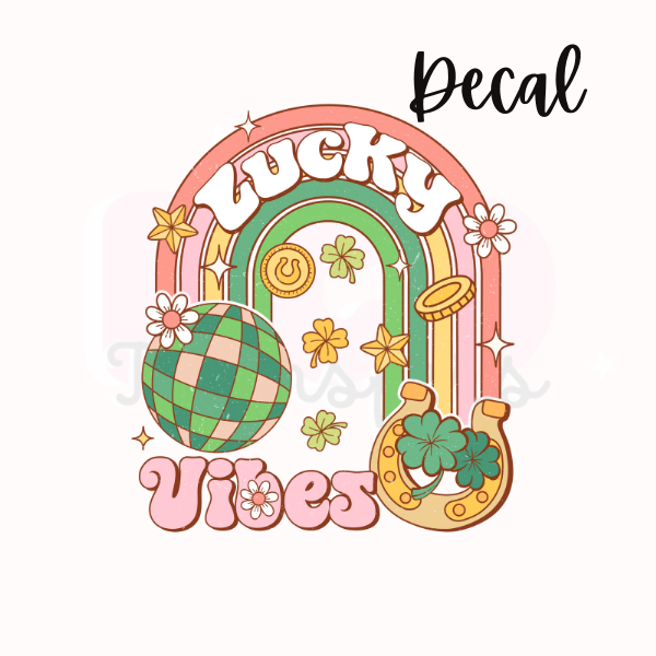 Lucky vibes | Decal