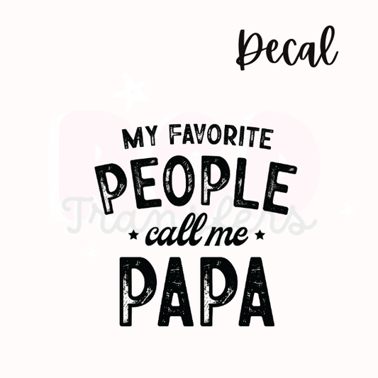 PAPA | Decal