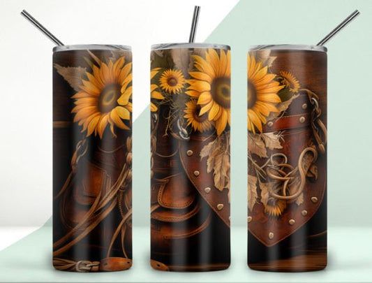 Cowboy + sunflowers | Sublimation transfer