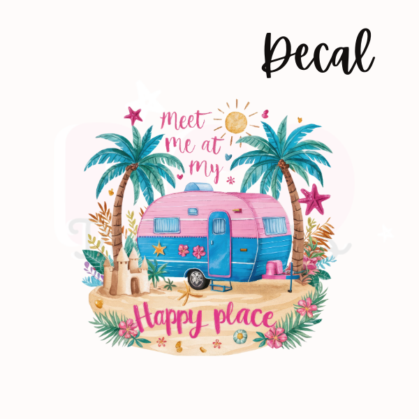 Happy place | Decal