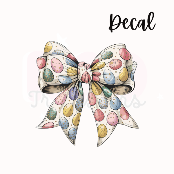 Easter bow | Decal