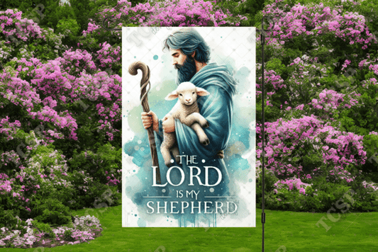 The Lord | Garden flag sublimation transfer