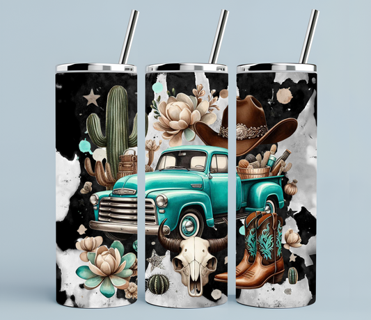 Western + turquoise | Sublimation transfer