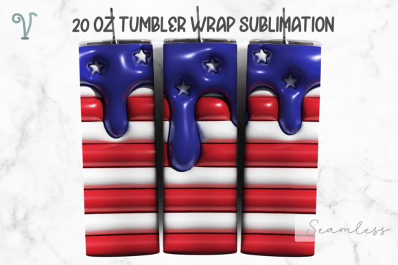 3D puffy paint patriotic | Sublimation transfer