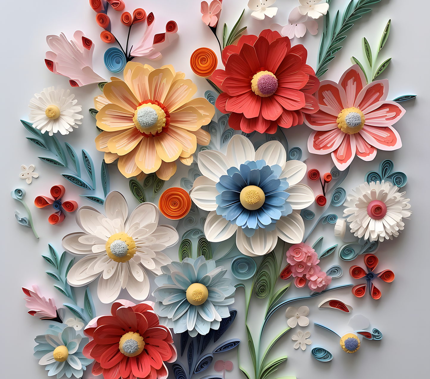 3D florals | Sublimation transfer