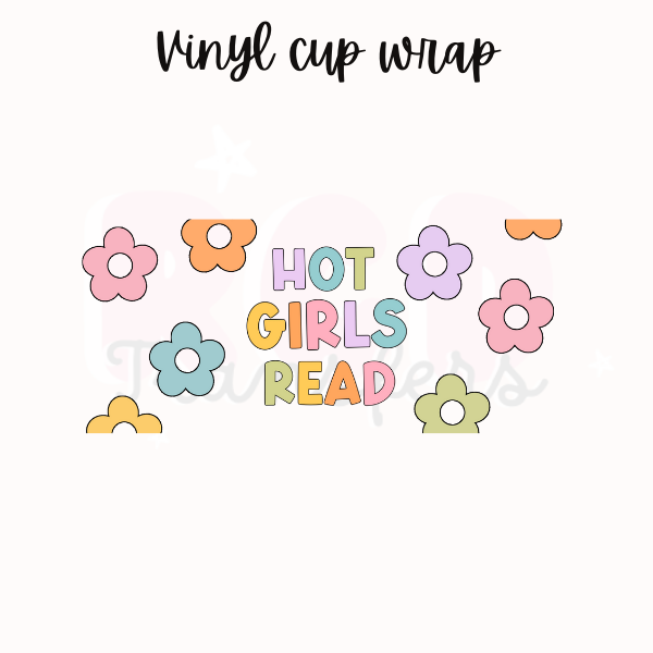 Hot girls read | 16oz glass can