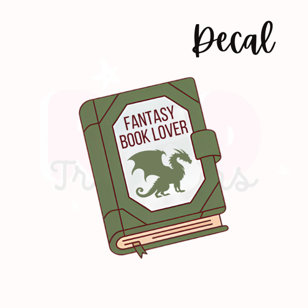 Fantasy book lover | Decal