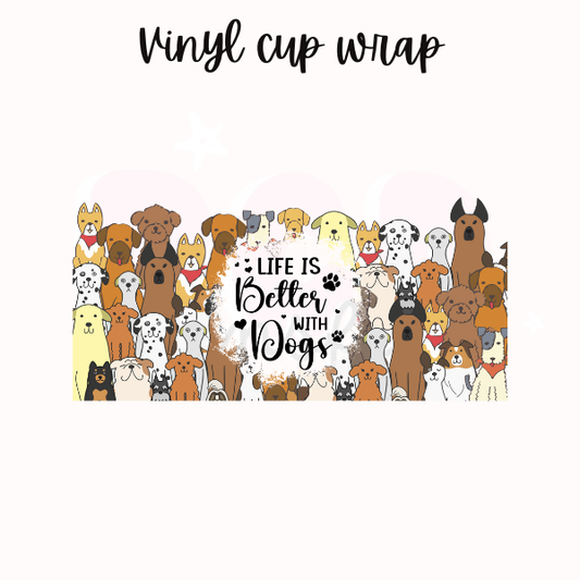 Better with dogs | 16oz glass can