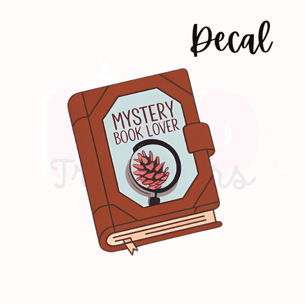 Mystery book lover | Decal