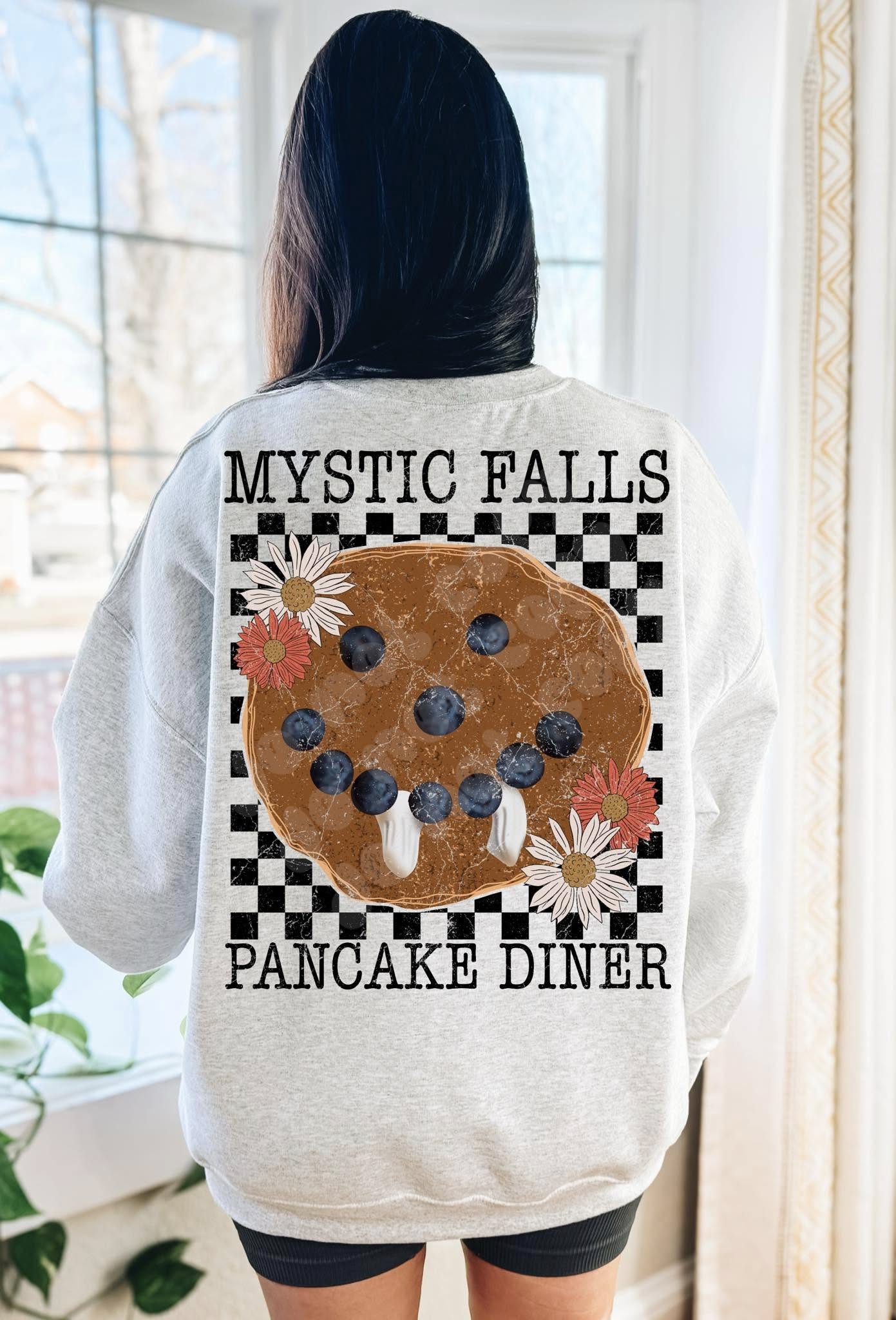 Mystic falls diner sweatshirt | Finished product