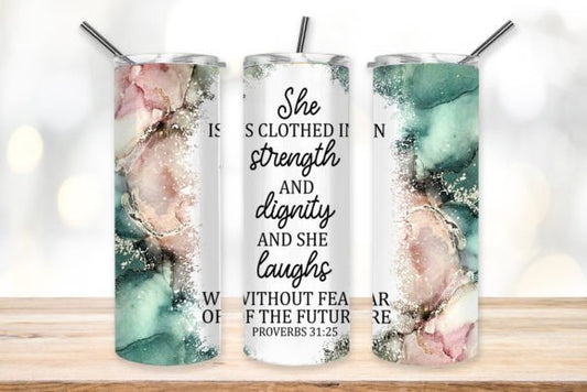 Clothed in strength | Sublimation transfer