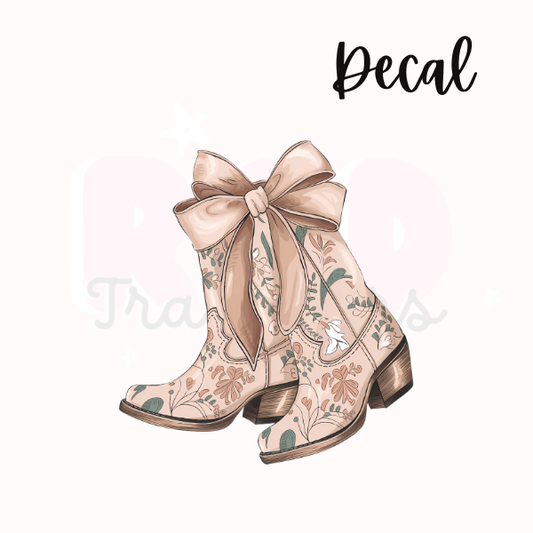 Cowgirl boots | Decal