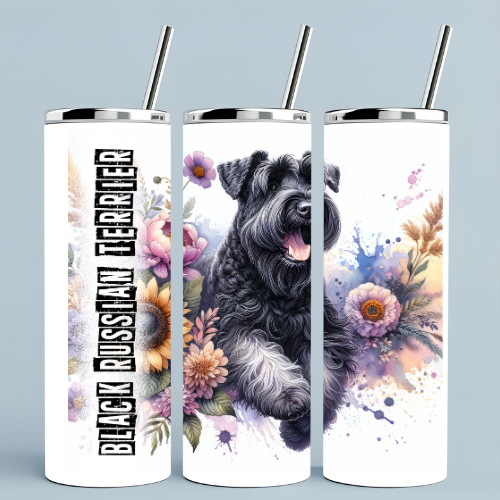 Black Russian terrier | Sublimation transfer