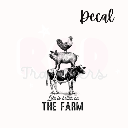 Better on the farm | Decal