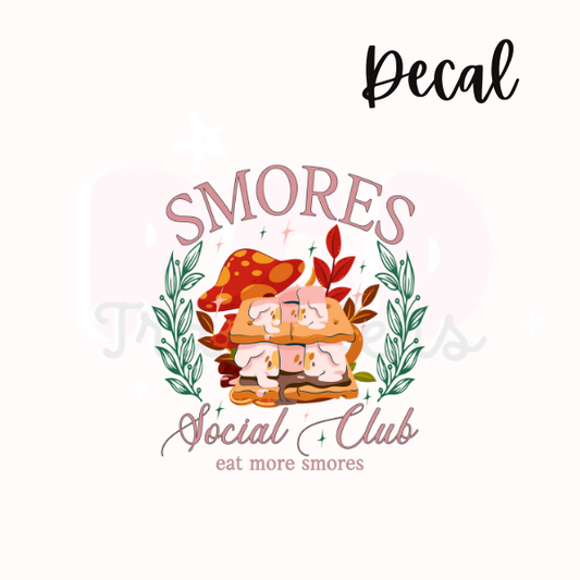 S’mores social club | Decal