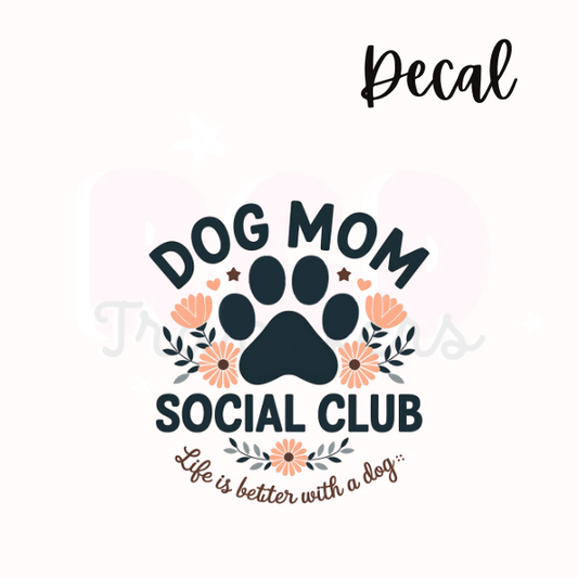 Dog mom | Decal