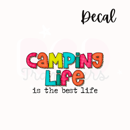 Camping life | Decal