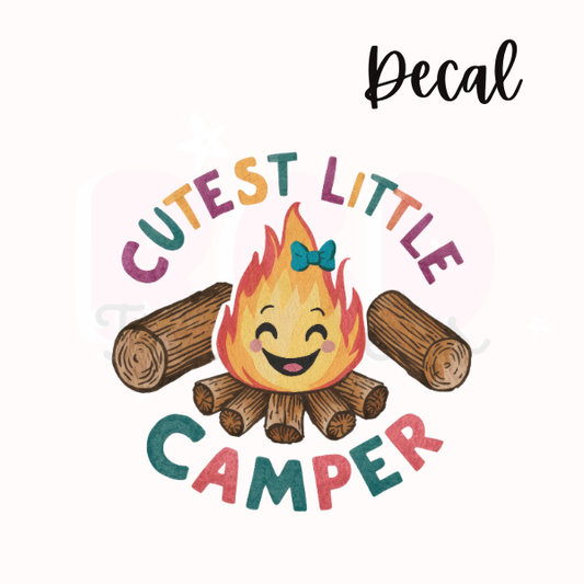 Cutest little camper | Decal