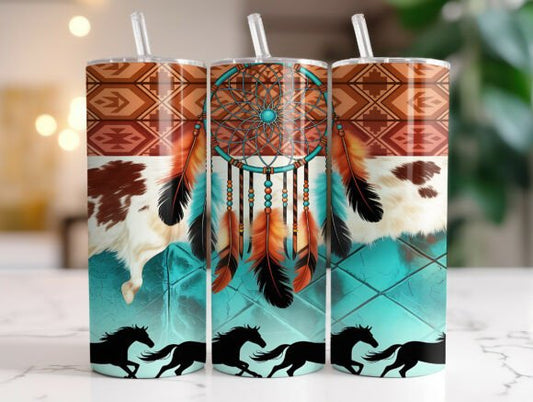Aztec + cowhide | Sublimation transfer