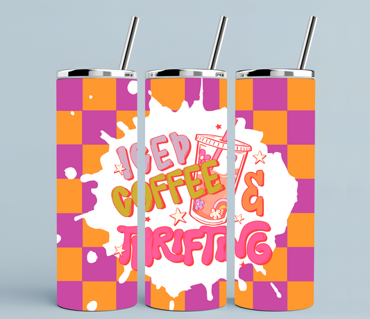 Iced coffee & thrifting | Sublimation transfer