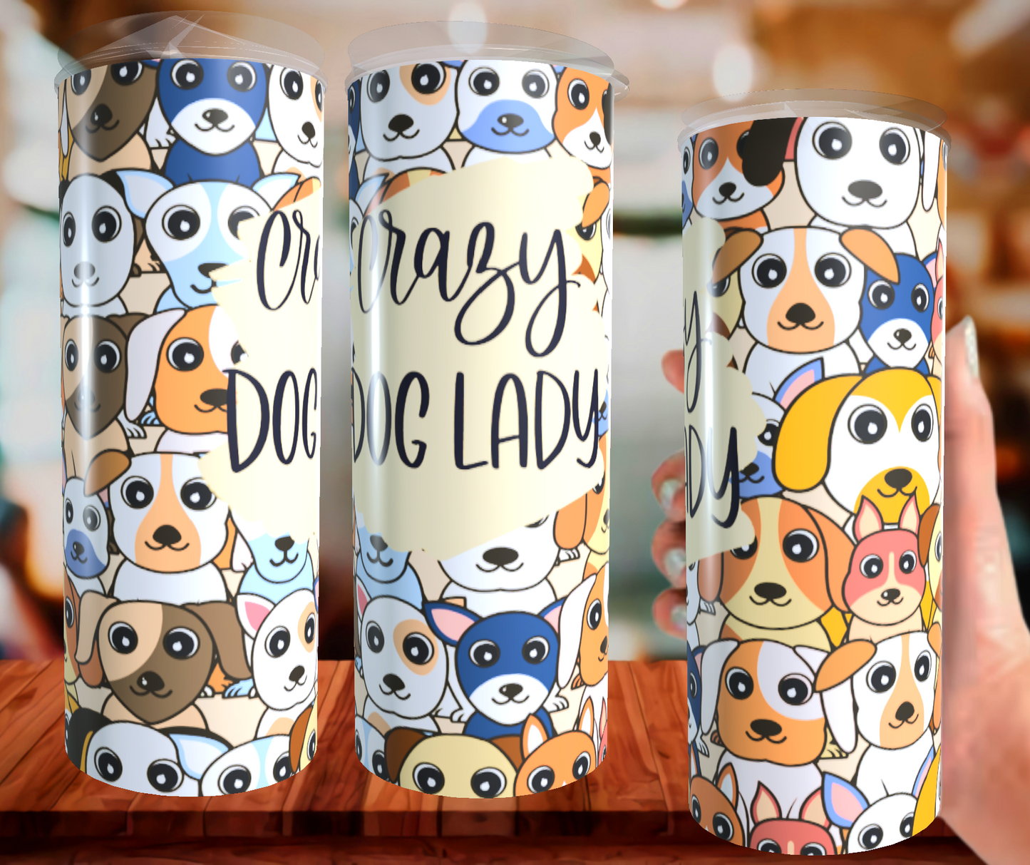 Crazy dog lady | Sublimation transfer