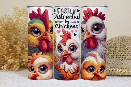 Distracted by chickens | Sublimation transfer