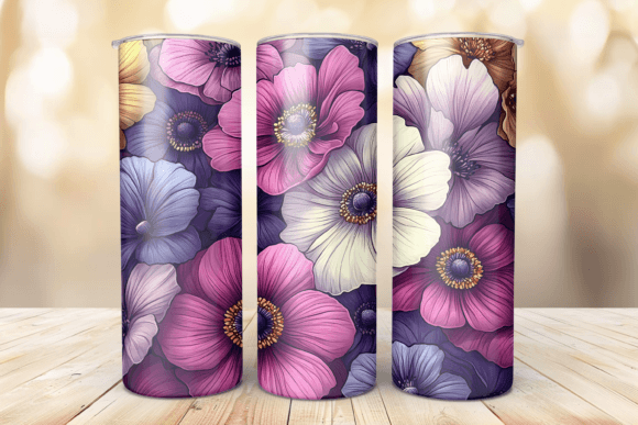 Purple flowers | Sublimation transfer