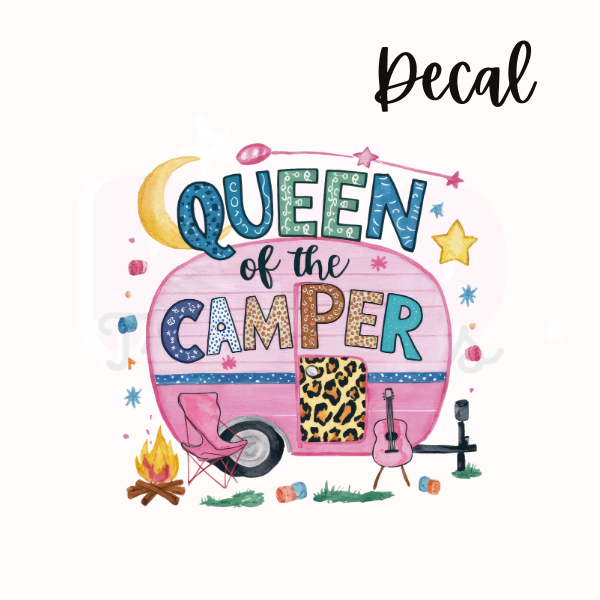 Queen of the camper | Decal