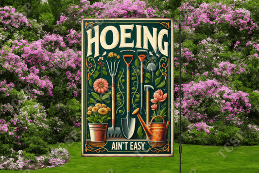 Hoeing | Garden flag sublimation transfer