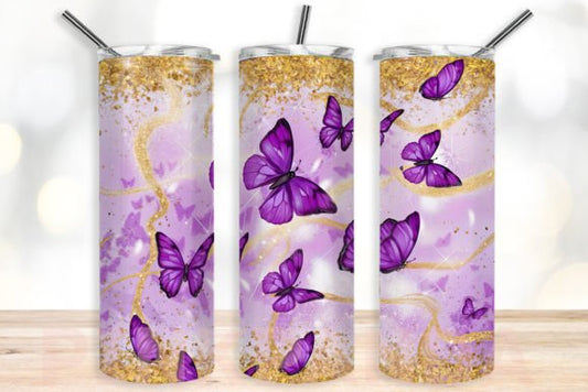 Purple butterflies | Sublimation transfer