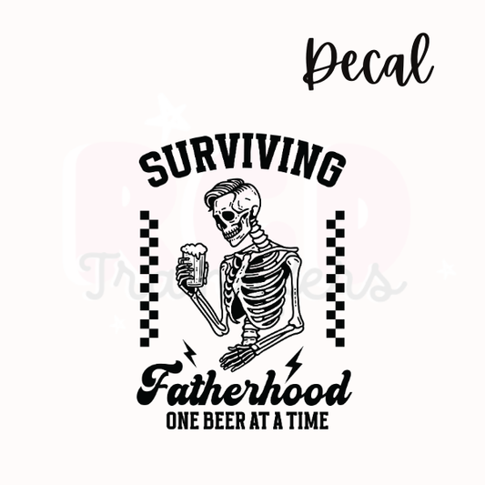 Surviving fatherhood | Decal