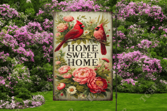 Home sweet home | Garden flag sublimation transfer