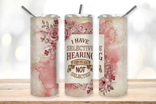 Selective hearing | Sublimation transfer