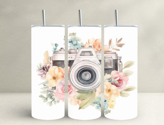 Florals + camera | Sublimation transfer