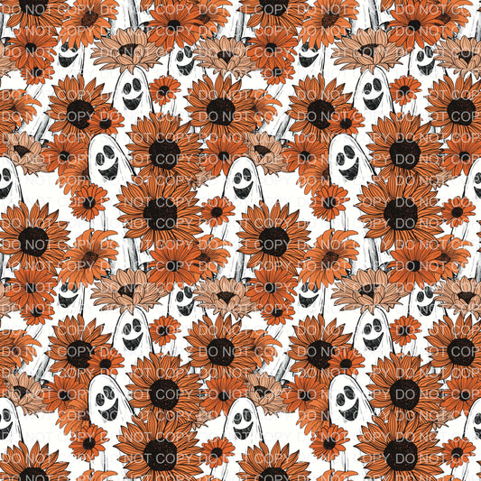 Ghost & flowers | Sublimation transfer