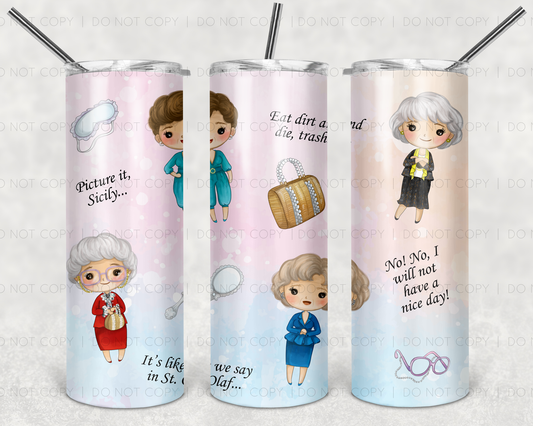 Golden girls show | Sublimation transfer