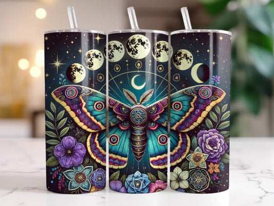 Moth + witchy vibes | Sublimation transfer