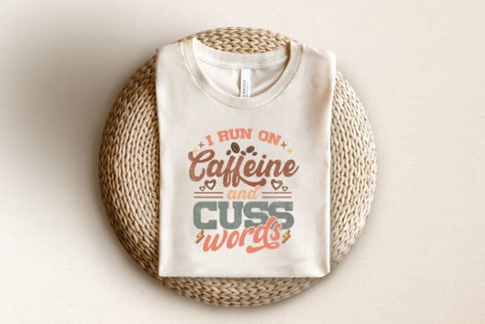 Caffeine & cuss words DCL | Sublimation transfer