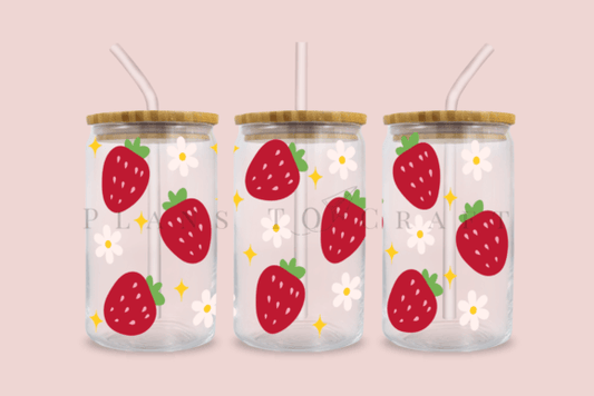 Strawberries | 16oz glass can