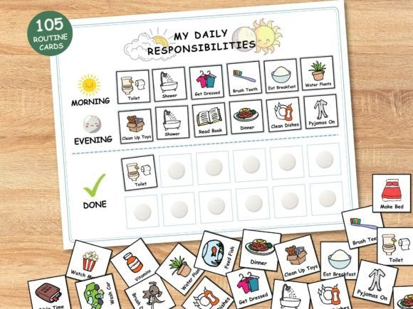 Kids daily routine | Digital download