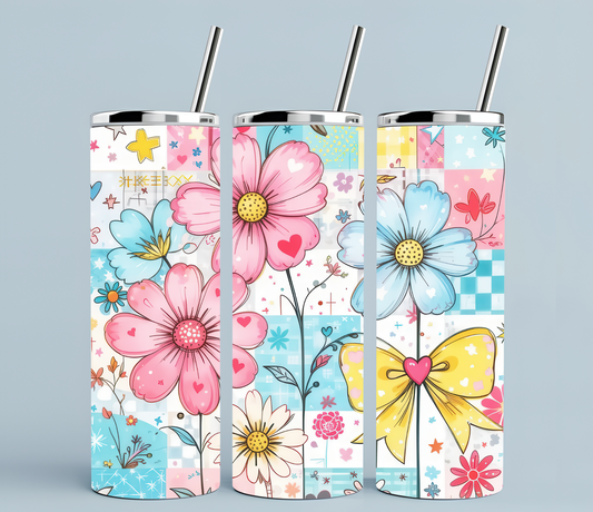 Patchwork flowers | Sublimation transfer