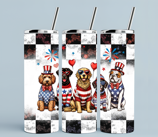 Patriotic + dogs | Sublimation transfer