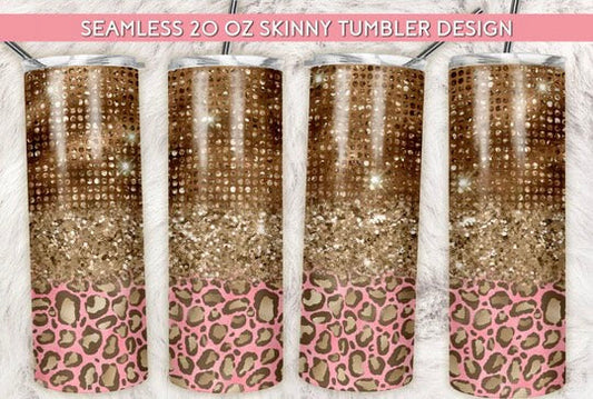 Cheetah + glitter | Sublimation transfer