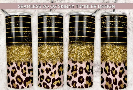 Leopard + glitter | Sublimation transfer