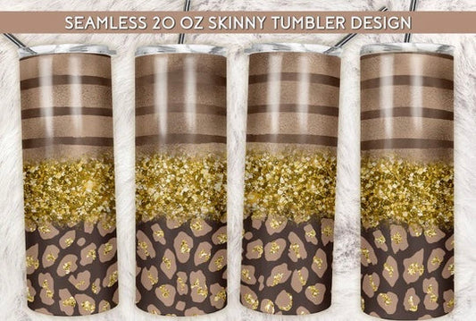 Cheetah + glitter | Sublimation transfer