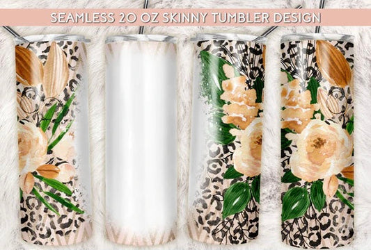 Cheetah + florals | Sublimation transfer