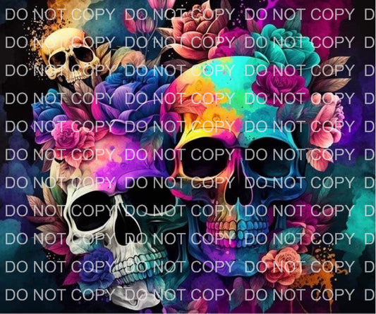 Skulls | Sublimation transfer