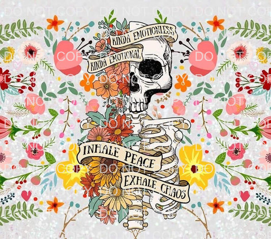 Inhale peace | Sublimation transfer
