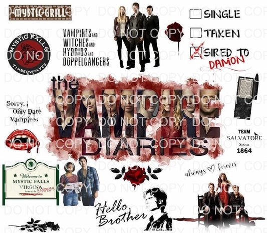 Vampire diaries | Sublimation transfer