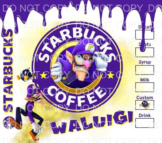Characters + coffee | Sublimation transfer